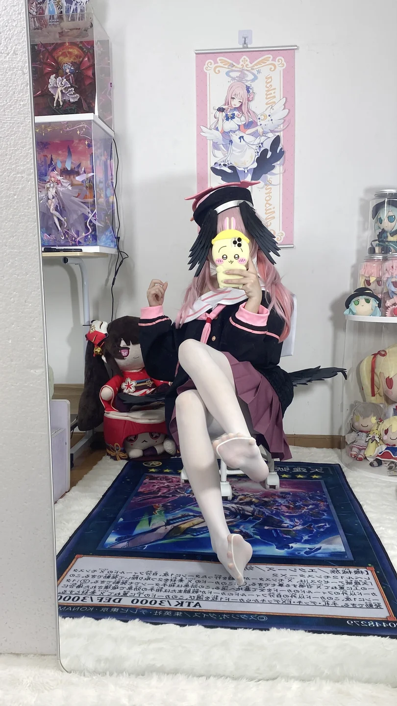 白栎Shirly - 蔚蓝档案·下江小春 [35P,7V-655MB] tg@simisebaisi 【丝足阁】029.webp